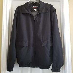 totes‎ Men's Black Bomber Jacket Size M